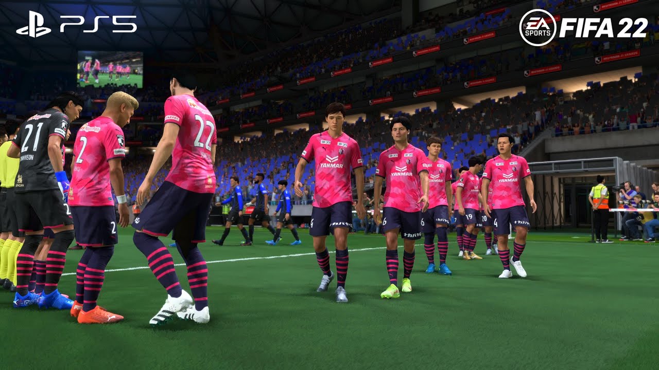 Fifa 22 Ps5 ガンバ大阪 Vs セレッソ大阪 J1リーグ 4k Ai Vs Ai Youtube