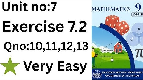 Class 9 maths chapter 7 ex 7.2|Class 9 math chapter 7.2 English medium|exercise 7.2 Q no 10,11,12,13