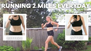 I ran 2 miles EVERYDAY for 21 days... Here's what happened!!