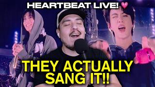 BTS 'Heartbeat' LIVE Reaction | ARIRANG Chile Concert (surprise songs)