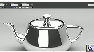3DS Max Tutorial- Vray Chrome settings / material in VRay for 3ds Max.