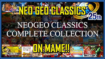 MAME Tutorial Running the Neo Geo Classics Complete Collection ROMS in MAME || MAME Emulator How To