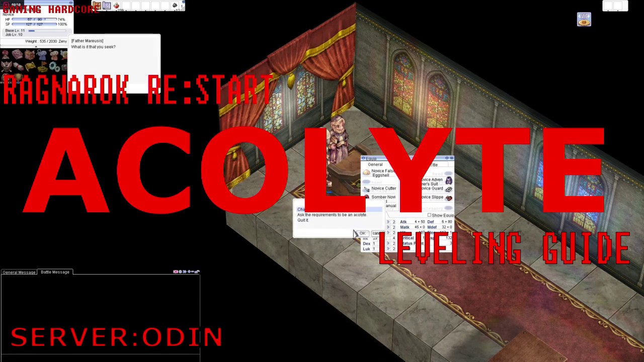 ragnarok acolyte New Ragnarok Khởi động lại Acolyte Hướng dẫn cho người mới