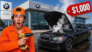 REBUILDING a CHEAP and NEGLECTED BMW, in 7 days!