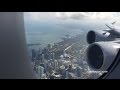 STUNNING VIEW Lufthansa Airbus A380-800 Takeoff from Miami [FULL HD]