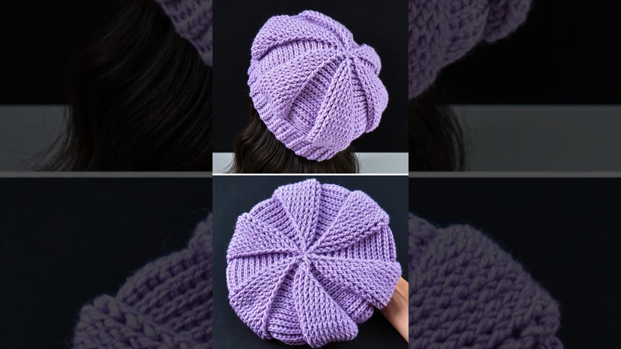 Easy Crochet Beret Hat Miarti🧶 - YouTube