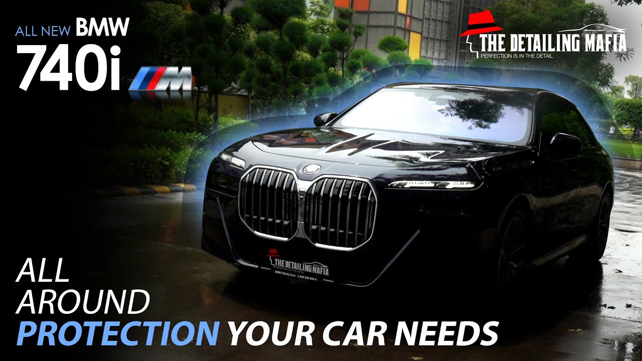 All New BMW 7 Series | Protected With UPPF Paint Protection Film installation at The Detailing Mafia