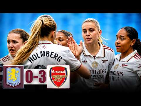 RUSSO MASTERCLASS! ASTON VILLA WOMEN 0-3 ARSENAL WOMEN | MATCH REACTION