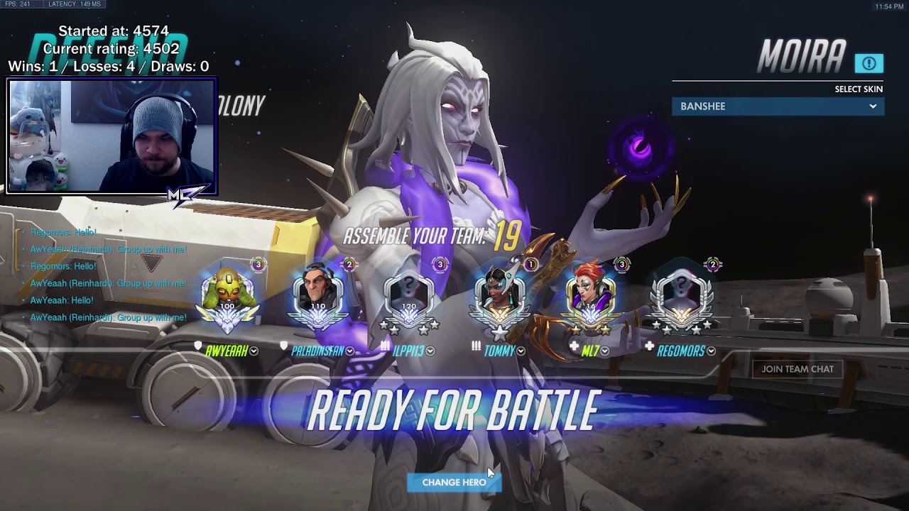 Overwatch Godlike Level Ana & Moira Gameplay By mL7 -Carry Support-