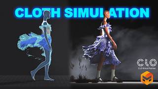 Garment Simulation Tutorial | Pro Workflow for Digital Fashion CLO3D Marvelous Designer screenshot 4