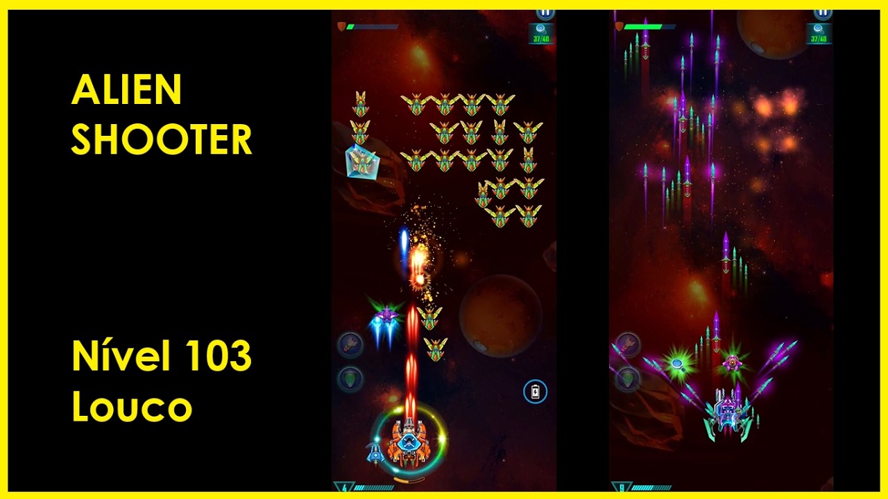 ALIEN SHOOTER | Nível 103 Louco - Campanha