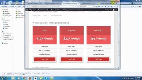 Prime Extensions For Visual Composer ( Pricing Table) Video