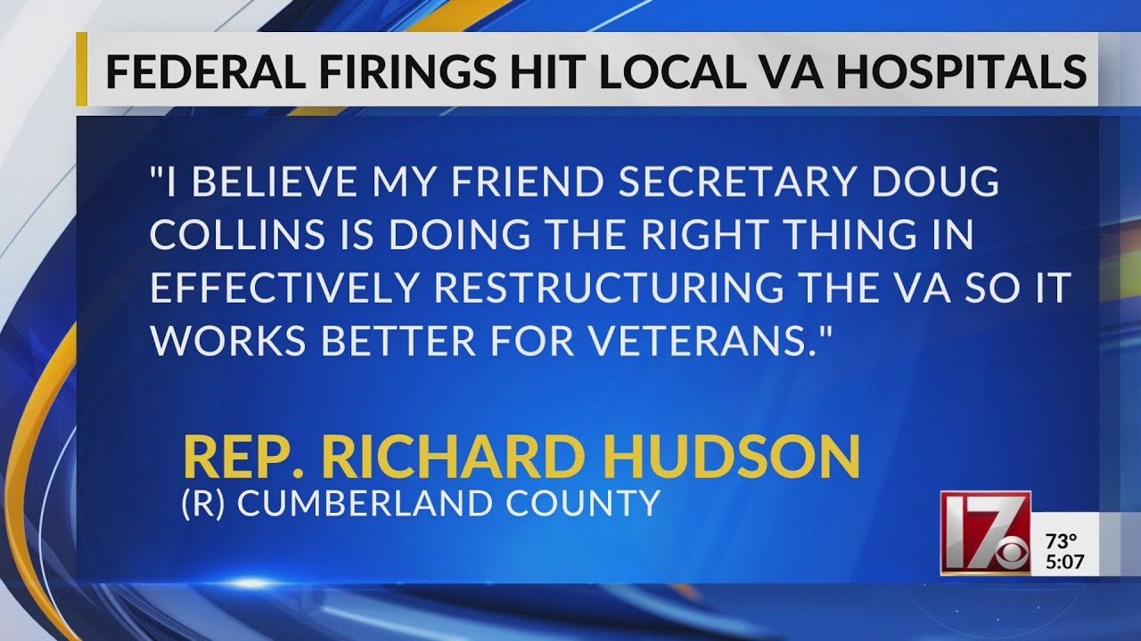 Rep. Richard Hudson's statement on federal firings at VA hospitals in NC