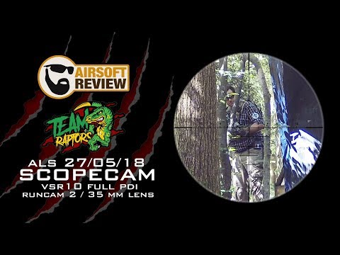 SNIPER AIRSOFT SCOPECAM RUNCAM2 # TEAM RAPTORS # 27/05/2018 ALS