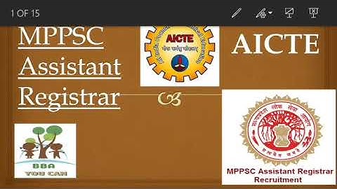 Assistant Registrar. Paper 2. 3(b). AICTE.