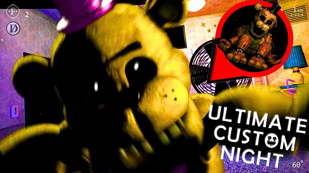 IL JUMPSCARE SEGRETO di  GOLDEN FREDDY!!! - FNAF: Ultimate Custom Nightb | ITA