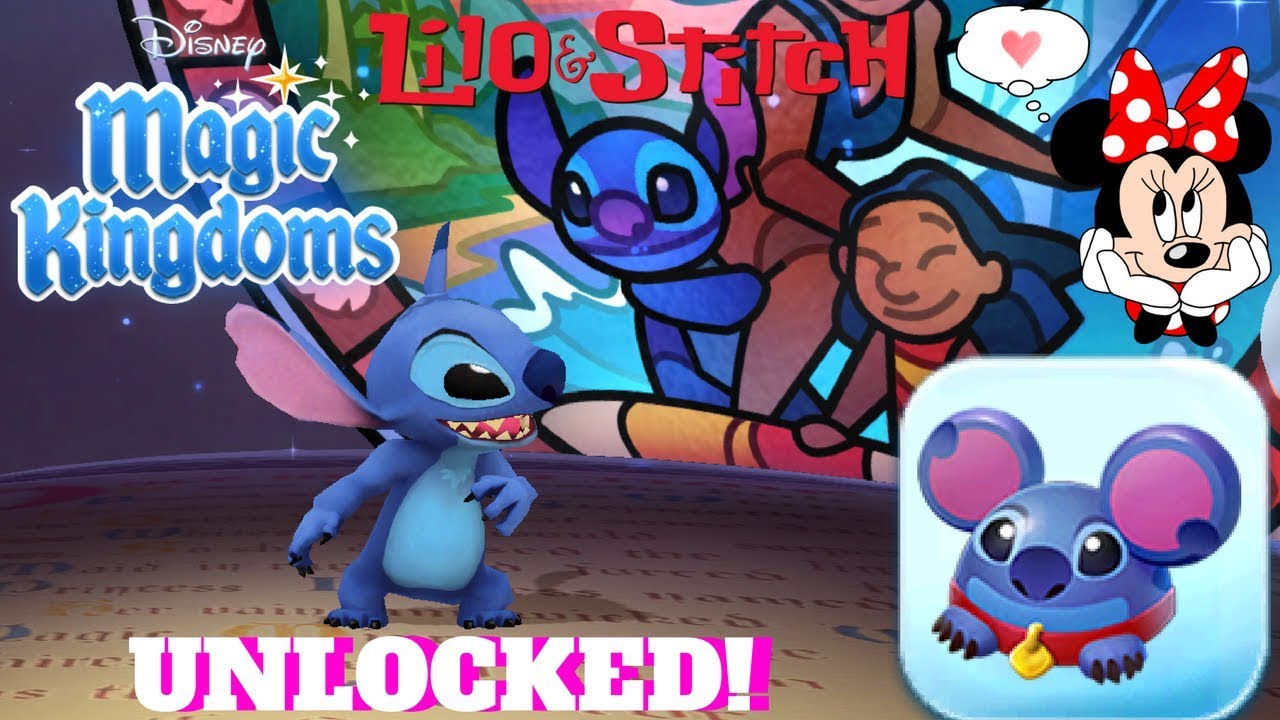 UNLOCK STITCH'S EARS HAT! Disney Magic Kingdoms Gameplay Walkthrough