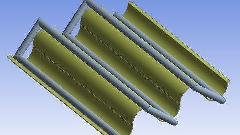 CFD analysis of a wavy plate corrugated heat exchanger (Part-1)