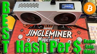BEST Dollar Per Hash Bitcoin Home Solo Miner!!!