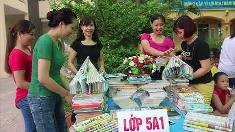 Ngày hội đọc sách năm 2018 của trường Tiểu học Cổ Nhuế 2B