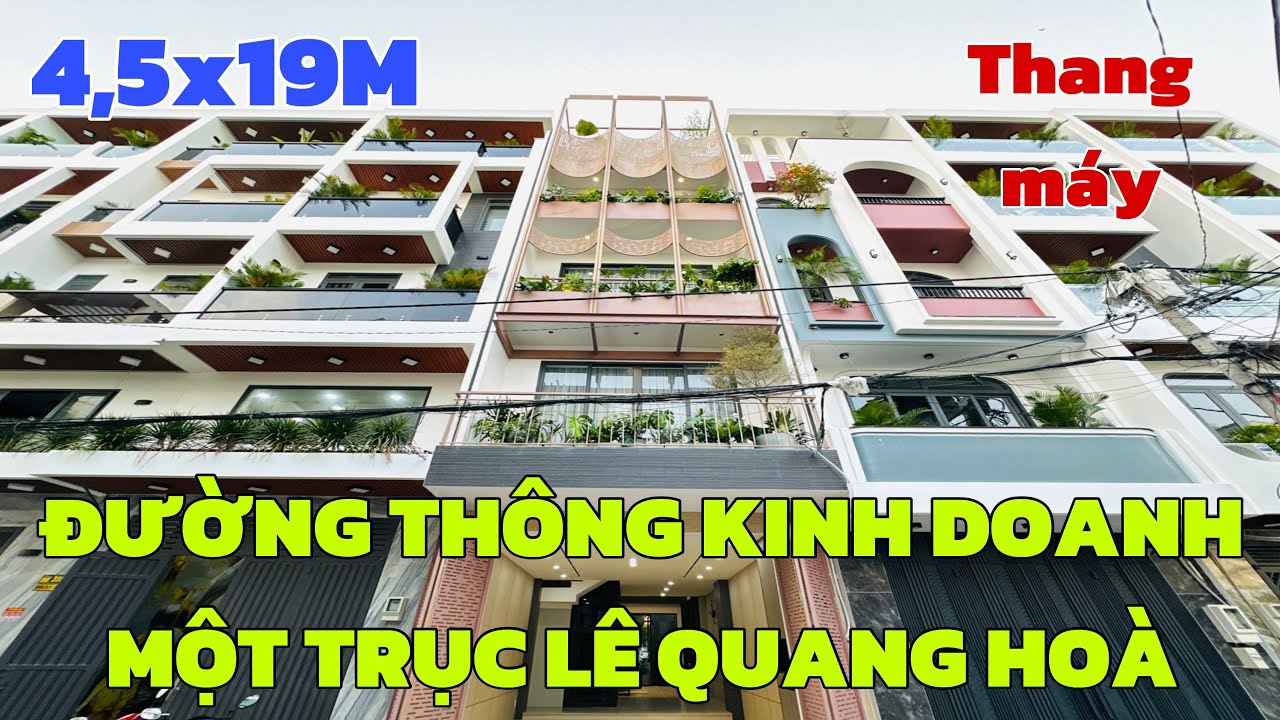 Bán nhà quận 12(737) nhà thiết kế độc lạ ko đụng hàng có thang máy hẻm thông kinh doanh tốt xem ngay
