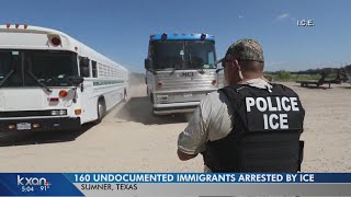 Major ICE raid in north Texas sees 160 undocumented immigrants arrested