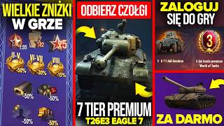 NAJWIĘKSZE ZNIŻKI w HISTORII! ODBIERZ DARMOWE CZOŁGI PREMIUM | 15 URODZINY WOT