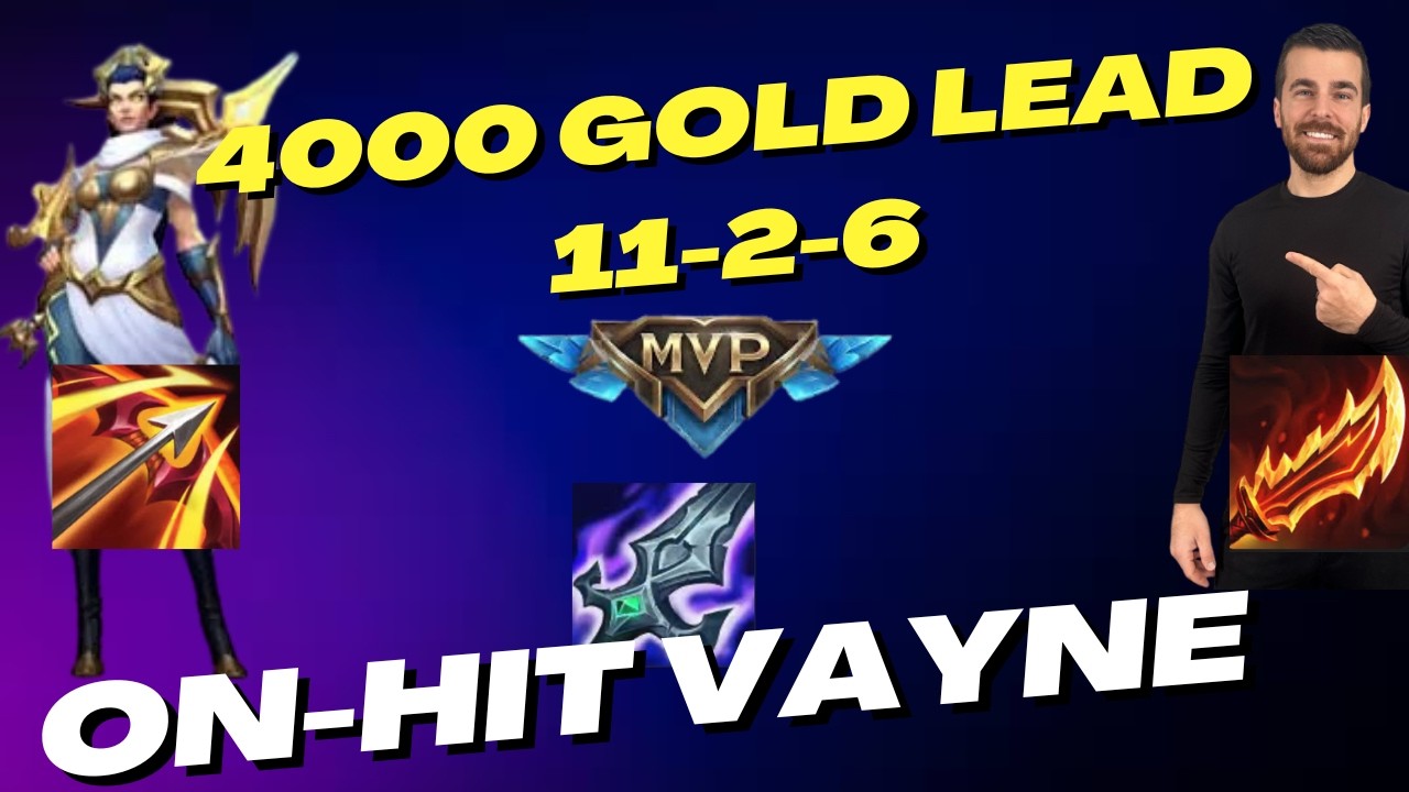 11-2 MVP with 4000 Gold Lead... Here's Why | Wild Rift Vayne Guide