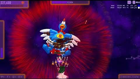 Chicken Invaders Universe | Christmas Space Burger Party | Boss Rush Multiplayer