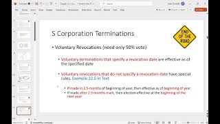 Tax Chapter 22 Lecture 1