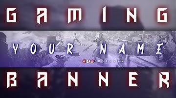 PUBG Gaming Banner Tutorial - YouTube Gaming Banner Tutorial/PUBG Mobile Photoshop 2019