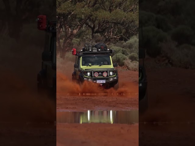 Jimny fun on the tracks