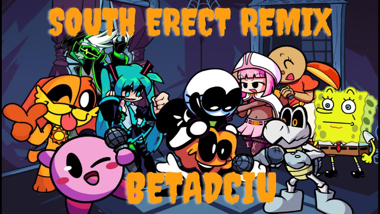 Friday Night Funkin South Erect Extended But Every Turn Different Character sings it (FNF BETADCIU)