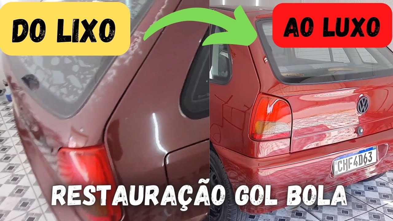 DO LIXO AO LUXO | RESTAURAÇÃO GOL BOLA VERMELHO | Car Restoration