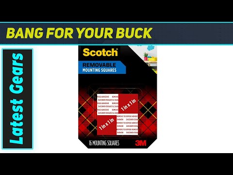 How To Use Scotch Mounting Squares