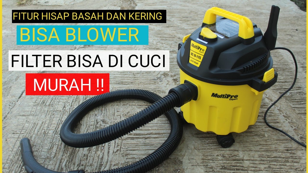 Review Vacuum Cleaner termurah dari Multipro 3in1, tes dan cara