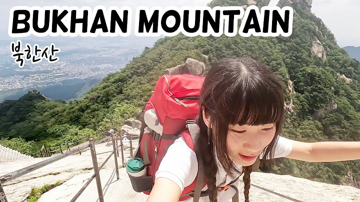 My whole day at Bukhan mountain, camping after hiking! Seoul, South Korea, Bukhansan, 서울 북한산 백운대
