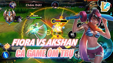 ( LMHT Tốc Chiến ) Fiora Đối Đầu Với Akshan Trên Top - AtscoW Ôm Trụ Cả Game
