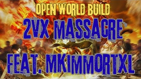 ESO PVP: 1VX BUILD OPEN WORLD | DK, SORC, TEMPLAR | 2vX feat. Mkimmortxl | MASSACRE ALDMERI DOMINION
