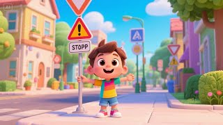 Be Safe on the Road – Traffic Light Song | Fun Road Safety Song for Kids | Learning About Lights