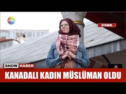 Kanadalı kadın müslüman oldu