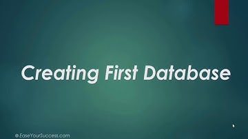 Creating First Database in MongoDB | MongoDB 3 | MongoDB 3.6 | MongoDB 3.4