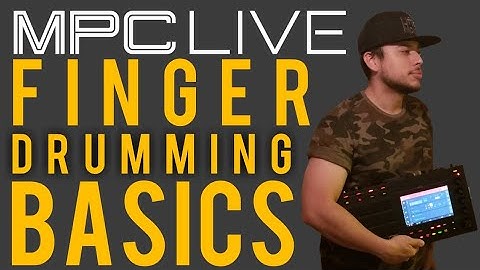 Akai MPC LIVE - Finger Drumming Basics - Lifted Noise