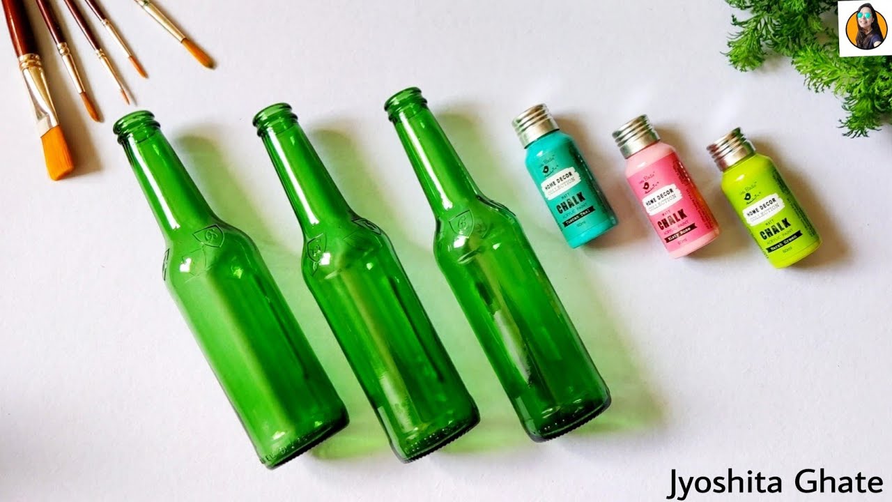 DIY 3 Bottle Decoration Ideas For Beginners Very Easy & Elegant Home