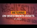 Returns on investments assets in 2022