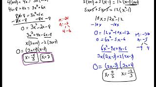 Lesson 3- Solving Rational Equations... Again!