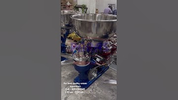 Amazing cream separator machines 🔥 #dairyproducts #dairymachinery #creamseparator #milkseparator