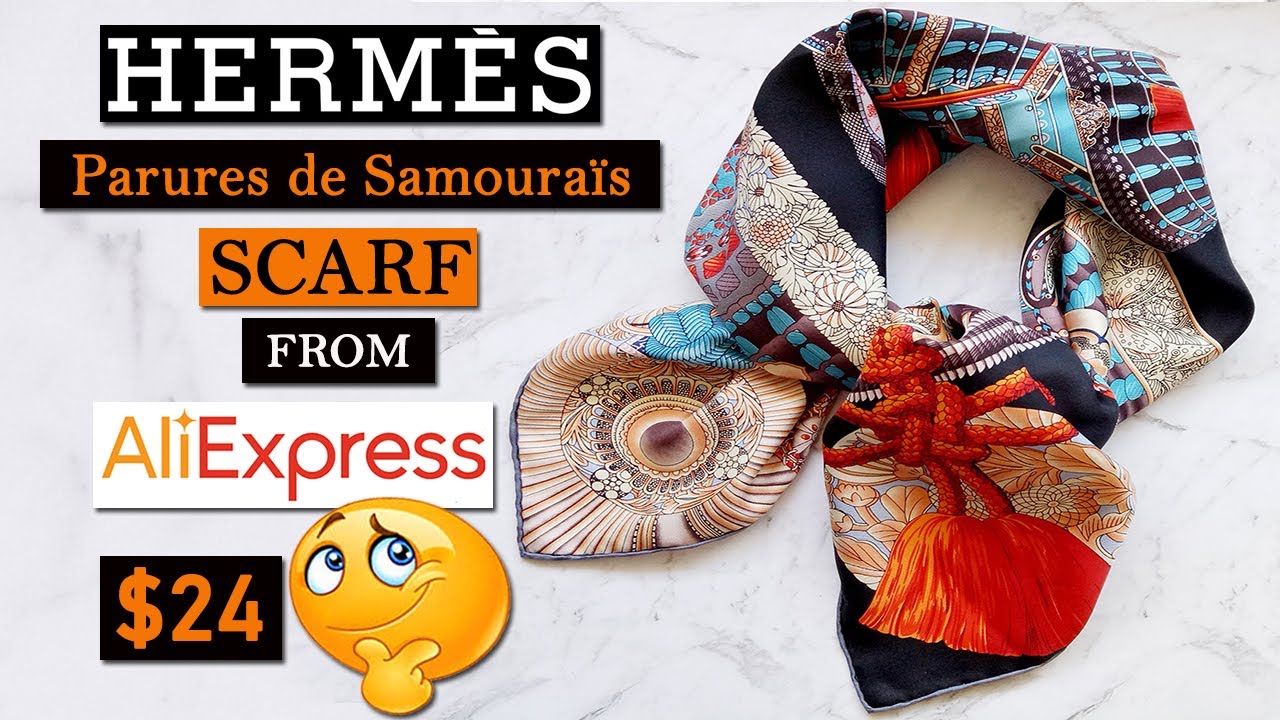 hermes parures de samouraïs 90 scarf