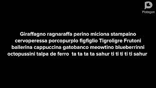 Italiano Brainrot Animals But Is Plotagon