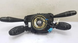 Citroen C3 how to replace steering angle sensor and indicator switch 